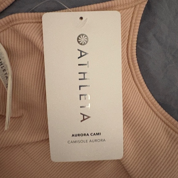 Athleta Women's Cropped Pink Tank Top NWT size M - Picture 4 of 5